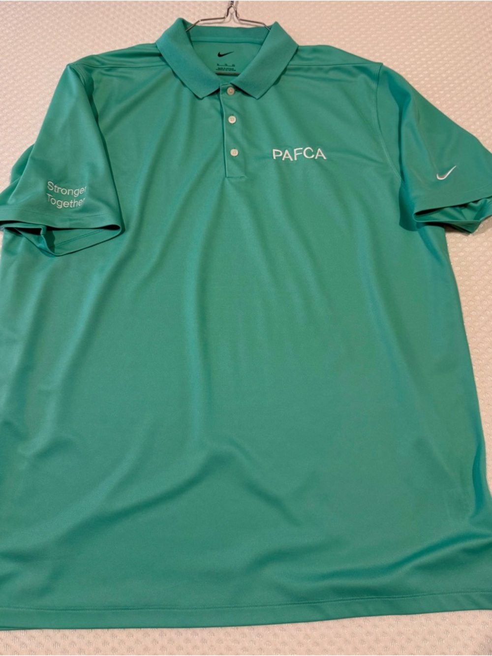 PAFCA Flight Dispatch Men's Teal Nike Polo Shirt - XL